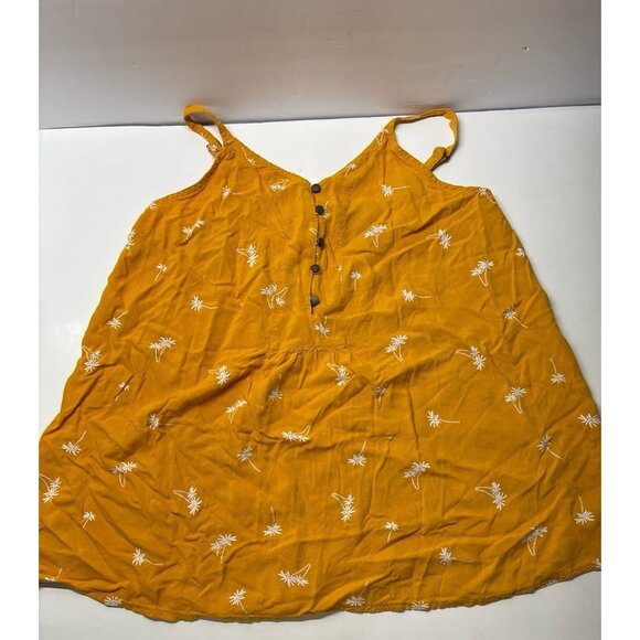 Sonoma Orange Palm‎ Tree Tank Top (small) - Picture 1 of 7